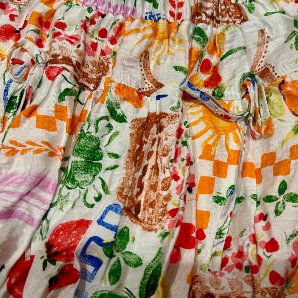 NWT Dee Elly Bubble Skort skirt Tropical Vacation small - Picture 3 of 4